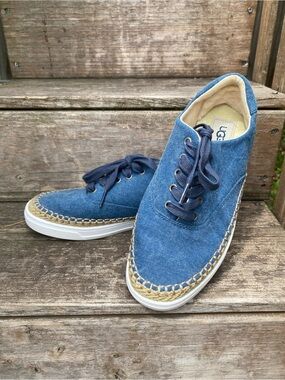 UGG Blue Denim Espadrille Sneaker